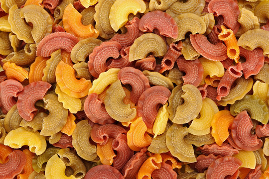 Creste di galli pasta background