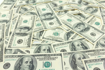 US dollars background