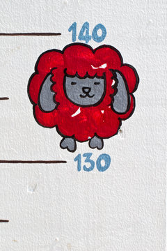 Red Sheep Painting
