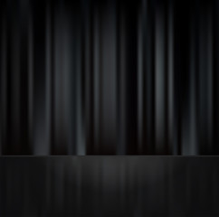 Black curtain