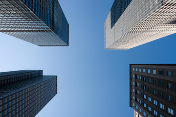 Fototapeta na wymiar Skyscrapers in New York City