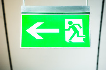 emergency exit sign