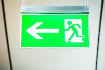 emergency exit sign