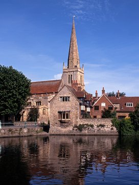 Church and river, Abingdon, UK &copy; Arena Photo UK