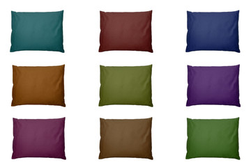 colorful pillows