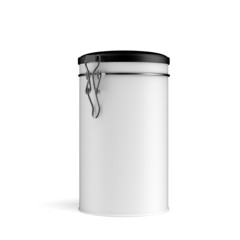 Tin Can With Lid