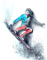 Abwaschbare Fototapete Wintersport winter sport