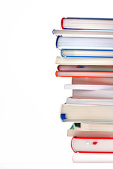 Stapel von Büchern. Freigestellt