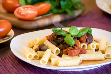 Pasta and Beef