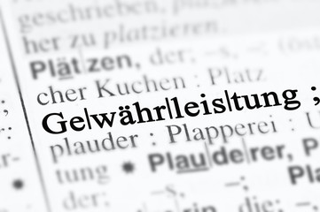 Gewährleistung