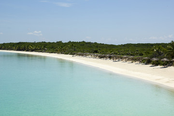 Caribbean beach. Cuba