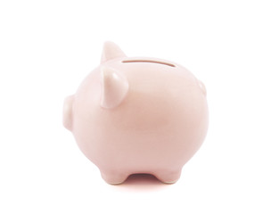 Piggy bank with clipping path