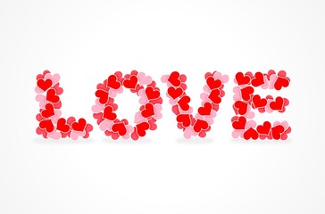 hearts love inscription