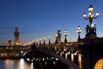 Alexander III bridge, Paris, France