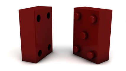 Fichas de domino en equipo