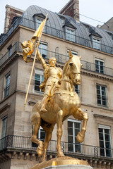 Joan of arc statue, Place des piramides, Paris, Ile de France, F
