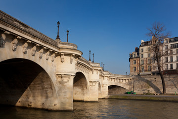 Obraz premium Pont Neuf, Paris, Ile de France, France