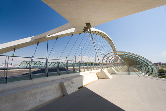Third millenium bridge, Zaragoza, Aragon, Spain