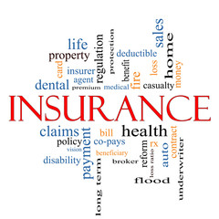 Insurance Word Cloud Concept