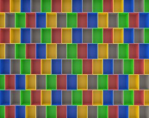 3d color cells array