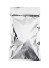 foil bag isolated white