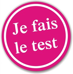 bouton je fais le test