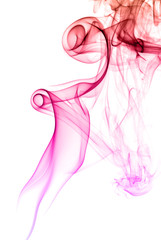 Color of smoke in the white background