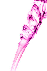 Color of smoke in the white background