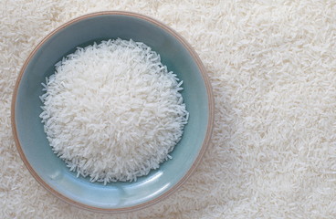 Uncooked white rice