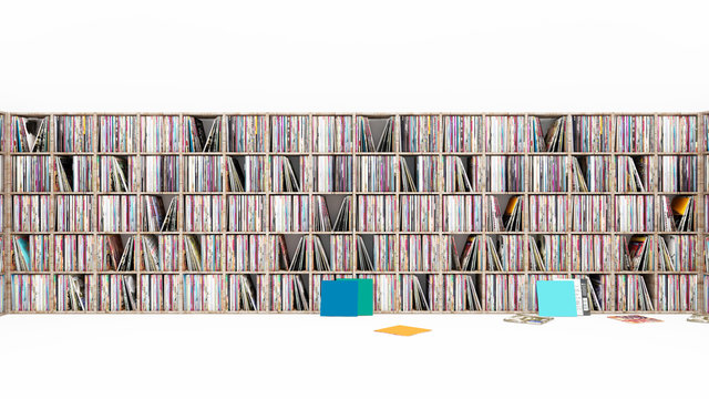 Vinyl Schallplattensammlung Platten