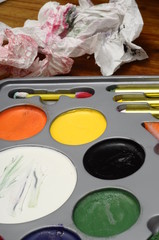 Child makeup for costume carnival