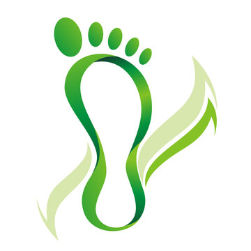 podiatrist foot vector logo