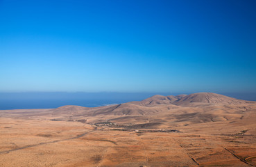 Naklejka premium Fuerteventura, view from Tindaya