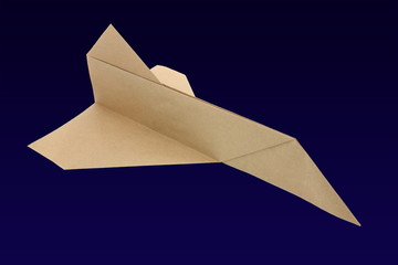 origami airplane space shuttle