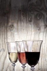 Three Colors of Wine