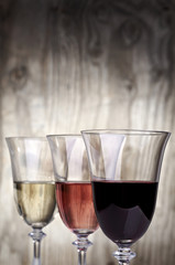 Three Colors of Wine