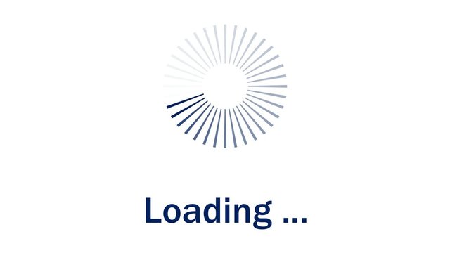 Loading - blue