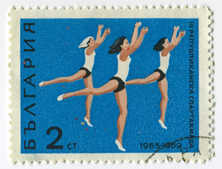 Postage stamp.