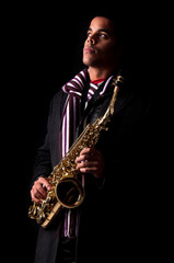 Naklejka premium Musician