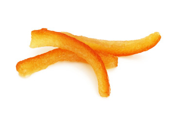 Fototapeta na wymiar Kandyzowana skórka pomarańczowa