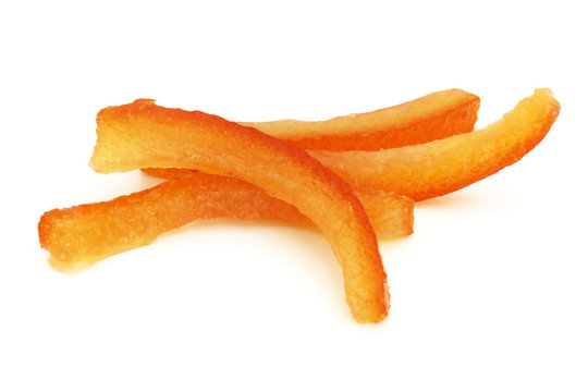 Zestes d'orange confits