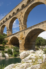 The Pont du Gard is southern France.