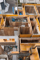 ビルの建設現場