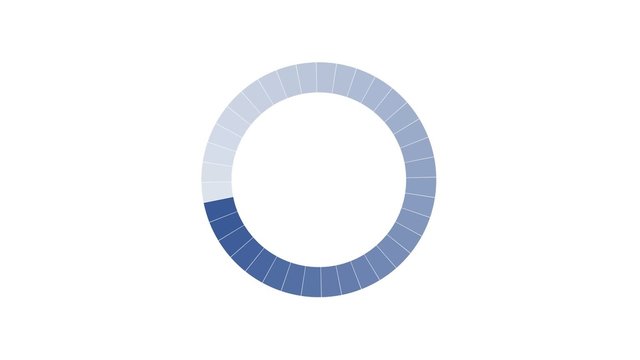 Loading - cercle bleu