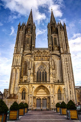 Fototapeta na wymiar Katedra Notre Dame w Coutances - Normandia
