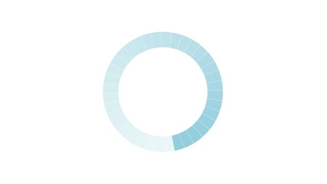 Loading - cercle bleu clair