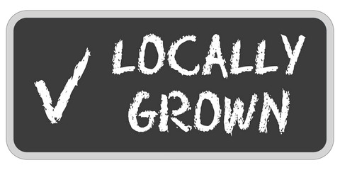 Obraz premium CB-Sticker TF eckig oc LOCALLY GROWN