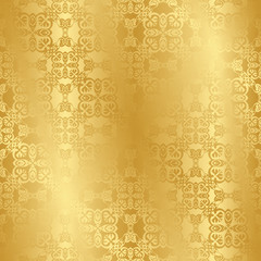 Seamless vintage background in gold