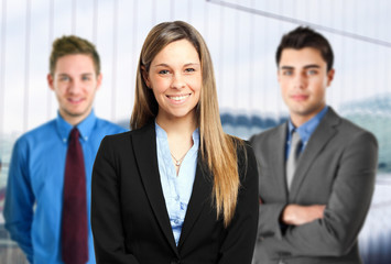 Young business team