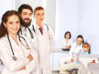 Fototapeta premium Medical examination of child.